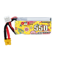GAONENG GNB HV 7.6V 550mAh 2S 120C LiPo Battery XT30 / XT60 Plug for FPV Racing Drones
