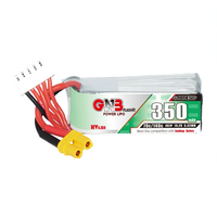 GAONENG GNB LiHV 15.2V 350mAh 70C 4S LiPo Battery XT30 Plug for 1.6 to 2.5 Inch Propeller RC FPV Racing Drone