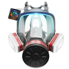 Gas Mask Survival Nuclear and Chemical Full Face Gas Mask with 40mm Activated Carbon Filter and 6001 Filter 6800 Respira