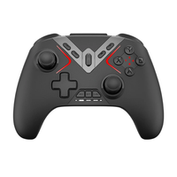 GC10D Tri-mode Wireless Game Controller with Dual Hall Triggers Support Dual Turbo Mode Vibration Motor 2.4G/bluetooth/W