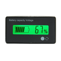 Geekcreit® 12V/24V/36V/48V 8-70V LCD Acid Lead Lithium Battery Capacity Indicator Digital Voltmeter