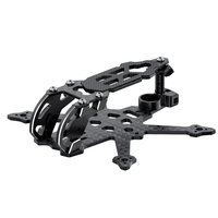 GEPRC GEP-TC18 87mm Wide X Frame Kit Compatible with DJI O4 Air Unit for RC FPV Racing Drones