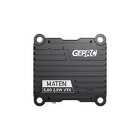 GEPRC MATEN 5.8G 25mW/200mW/600mW/1600mW/2500mW/Pit Mode 72CH VTX Long Range High Power Built in Microphone Transmitter