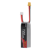GERPC Storm 11.4V 3S 720mAh 100C LiHV Battery XT30 Plug for DarkStar22 2.2Inch FPV Drone