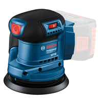 GEX 185-LI for Bosch Cordless Random Oscillation Sander 18V with Brushless Motor 125mm Pad & Low Vibration Design for Sa