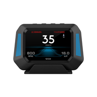 GEYIREN P21 HUD Head Up Display OBD 3.5inch Car Overspeed Warning Inclinometer Auto Electronic Voltage Alarm