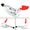 GH-301AM Quick Release Toggle Clamp 45KG Clamping Force Push Pull Clamp Vertical Type Metal Hand Tool M4 Screw Industria