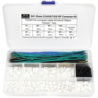 GH125MM Connector Housing Kit Pre Crimped 28AWG Silicone Wire Multicolor Cable Heat Shrink Tubing Electrical Wiring Acce