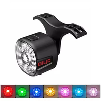 GIYO Smart Brake Sensing RGB Bicycle Taillight Waterproof Warning Flash Lamp USB Charge Bike Rear Light for Outdoor MTB