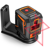 GOCHIFIX Laser Level Self Leveling 360 Red Laser Level Line Tool Wall Suction Stand Receiver 100ft Line Laser for Pictur