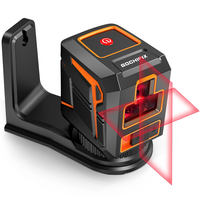GOCHIFIX Laser Level Self Leveling 360 Red Laser Level Line Tool Wall Suction Stand Receiver 100ft Line Laser for Pictur
