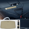 Golden Car Windshield Sunshade Sun Protection Heat Insulation Light Blocking UV Protection Car Window Umbrella