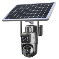Guudgo 6MP Dual Lens Solar Camera WIFI 4G Remote Wireless Outdoor Security Auto Tracking Night Vision Human Detection Tw