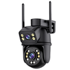 Guudgo 6MP HD 5X Zoom Dual Lens Security Camera WIFI PTZ IP66 Waterproof Night Vision 2-Way Audio Surveillance CCTV Came