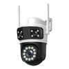 Guudgo 6MP Ultra HD WIFI IP Camera Triple Lens Full Color Night Vision Waterproof 355 Pan Tilt Two Way Audio Mobile App