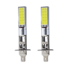 H1/H3 Pair Car LED Fog Lights 10W Front Fog Lights COB Chip Fog 6000K LED Headlight Light Bulb Super White for Fog Drivi