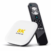 H96Max M2 TV Box 4GB+64GB RK3528 Android 13 Smart TV Box WIFI6 BT5.0 8K AV1 Media Player with 2.4G Voice Remote Control