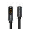 Hagibis PD240W USB-C Fast Charger Cable 1M 2M Silicone Charging Cord with LED Display for iPhone 16 16 Pro Max for SAMSU