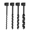 Hand Drill Carbon Steel Manual Auger Drill Portable Manual Survival Drill Bit Self-Tapping Survival Wood Punch Tool 4 Si