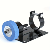 Handheld Drill Sharpening Tool Heavy-Duty Construction Adjustable Sanding Discs Stable Base Plate Sharpener for Drill Bi