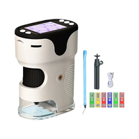 Handheld Portable Digital Microscope with Tripod 1000X Magnification HD Digital Microscope with 32G Memory Card for Kids