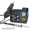 HANDSKIT S810 S812 Two In One Soldering Station Dual Screen 700W Hot Air Gun Adjustable Temperature Rapid Heating Quiet