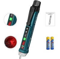 HANMATEK AC1 Voltage Detector Adjustable Sensitivity 1-9 Gear 12-1000VAC with White LED Light Sound and Light Alarm Syst