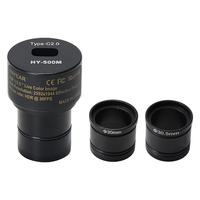 HAYEAR 5MP CMOS USB 2.0 Microscope Ocular Adapter Electronic Eyepiece HD Microscope Camera for Microscopio Stereo and Bi
