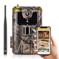 HC-900Pro 4G LTE Cellular Trail Hunting Camera 36MP Pixels Photos 4K FHD Video Resolution with Live Streaming Voice Clea