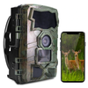 HC888 WIFI Wildlife Trail Hunting Camera 32MP Pixels 4K HD Video Recording IP66 Waterproof 30m Night Distance Phone Conn