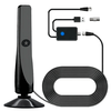 HD Digital TV Antenna with Signal Booster HD Antenna Support 4K 1080P Suction Cup TV Antenna 25DBI Plug Play for Smart D