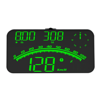 Head Up Display for Car Large Screen Digital GPS Speedometer 5.5-Inch Car Hud Head-Up Display Speeding Alarm