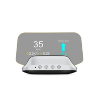 Head-Up Display Portable Car OBD2 Speed Navigation Projector Car Dashboard Display Screen Navigation Projector GPS OBD S