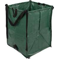 Heavy Duty Home and Yard Waste Bag Woven Polypropylene Reusable Lawn and Leaf Garden Bag with Reinforced Carry Handles S