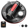 Heavy Duty Lithium Powered Pump-Style Suction Cup with Imported Rubber Design 220kg High Suction Power Built-in 900mAh 3