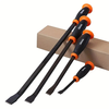 Heavy Duty Pry Bar Industrial Grade With Angled Tip Protective Hammer dunt Cap Handle For Lifting And Prying 8"/12"/18"/