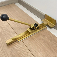 Heavy Duty Pull Bar Professional Flooring Tool Adjustable Handle 14 Inch Ratchet System for Laminate Hardwood Engineered