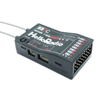 HelloRadioSky HR7C CC2500 2.4GHz 8CH D8/D16/SFHSS PWM Receiver for Fixed Wing RC Airplane