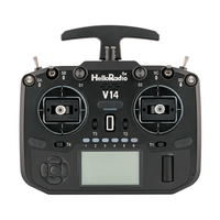 HelloradioSky V14 pro 2.4GHz 14CH Built-in 1000mW ELRS/4IN1 Hall Gimbals AI Voice Assistant EdgeTX Radio Transmitter LCD