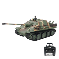 Heng Long 3869 1/16 2.4G German Jagdpanther RC Tank Simulated Battle Smoking Sound Shoot Balls Vehicles Model RTR Toys