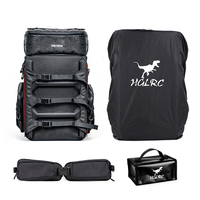 HGLRC 33.5L Waterproof and Solid Type Outdoor Travel Camera FPV Backpack Set / Rain Cover / Lumbar Support / Battery Exp