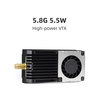HGLRC 5.8G High Power 5.5W VTX TBS SmartAudio Protocol OSD Parameter Adjustment FPV Transmitter for Long Range RC Drone