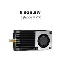 HGLRC 5.8G High Power 5.5W VTX TBS SmartAudio Protocol OSD Parameter Adjustment FPV Transmitter for Long Range RC Drone