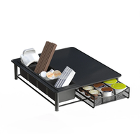 HiBREW Coffee Capsule Holder Drawer Organizer Compatible with NS DG K-Cup Capsules 20 Pods Storage Rack for H1B H2B Mode