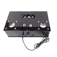 HIFI 6J1 Tube Amplifier DIY Kit Clear Acrylic Case High Fidelity Sound 105dB SNR Dual 12V Power Support MP3 Smartphone T