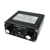 High-Efficiency QRP Z-Match Manual Antenna Tuner 3-28 MHz Frequency Range with Wide Matching Impedance Range and Compact