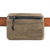 High Quality Canvas Outdoor Waist Bag for Camping & Hiking Multi-Purpose Compact Utility Belt Pouch with Tool Key Holder