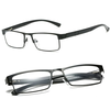 High-quality Lightweight Alloy Reading Glasses for Men Women Anti-Blue Light Comfortable Square Frame Presbyopic Glasses