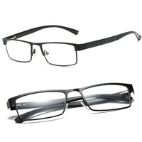 High-quality Lightweight Alloy Reading Glasses for Men Women Anti-Blue Light Comfortable Square Frame Presbyopic Glasses