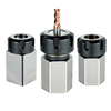 High quality Square ER25 ER32 ER40 Block Hard Steel Hex ER Collet Chuck Seat For CNC Lathe Engraving Cutting Machine Too